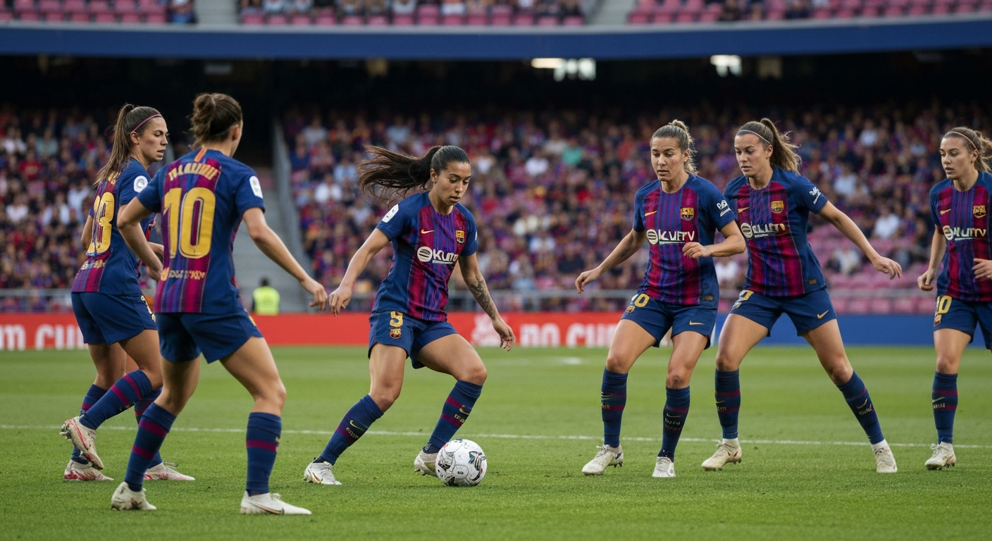 FC Barcelona Kadınlar Şampiyonlar Ligi Finali Öncesi Son Hazırlıklarını Tamamlıyor