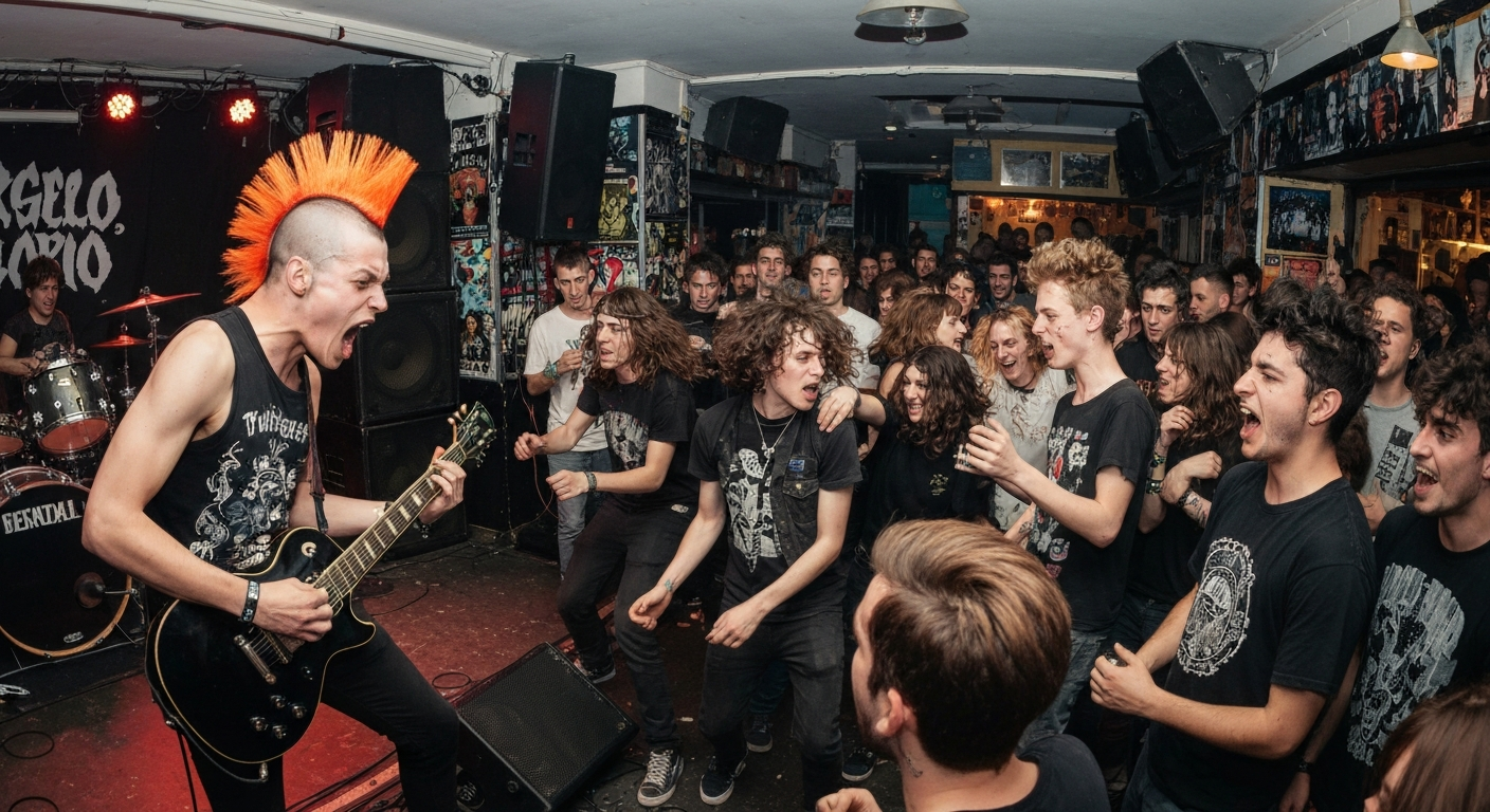 Barselona'da Punk Ruhu: Blokes Fantasma'ya Destek ve Şehrin Kültürel Nabzı