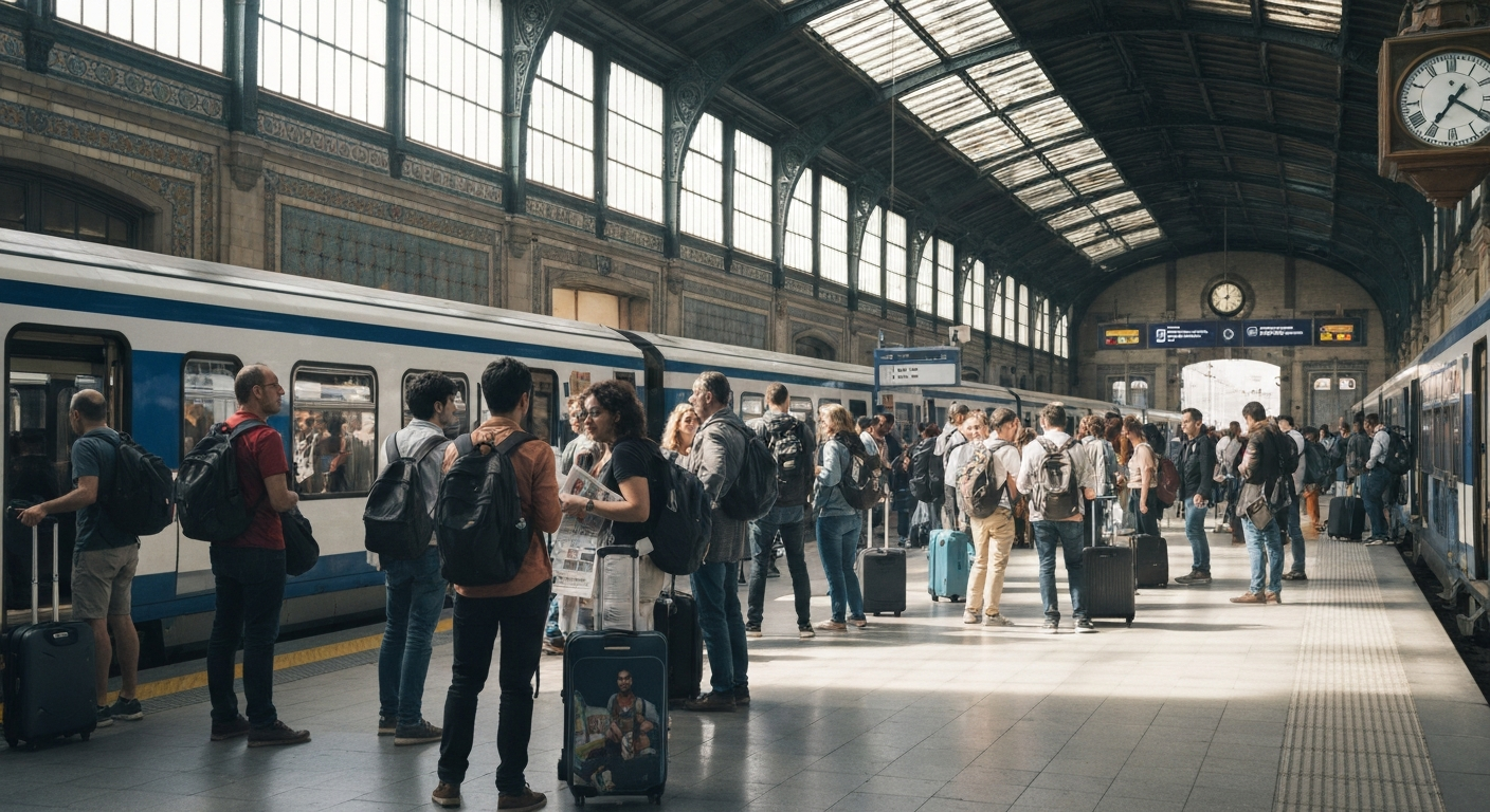 Barselona'da Tren Kaosu: Rodalies Hatları Arıza Nedeniyle Felç Oldu