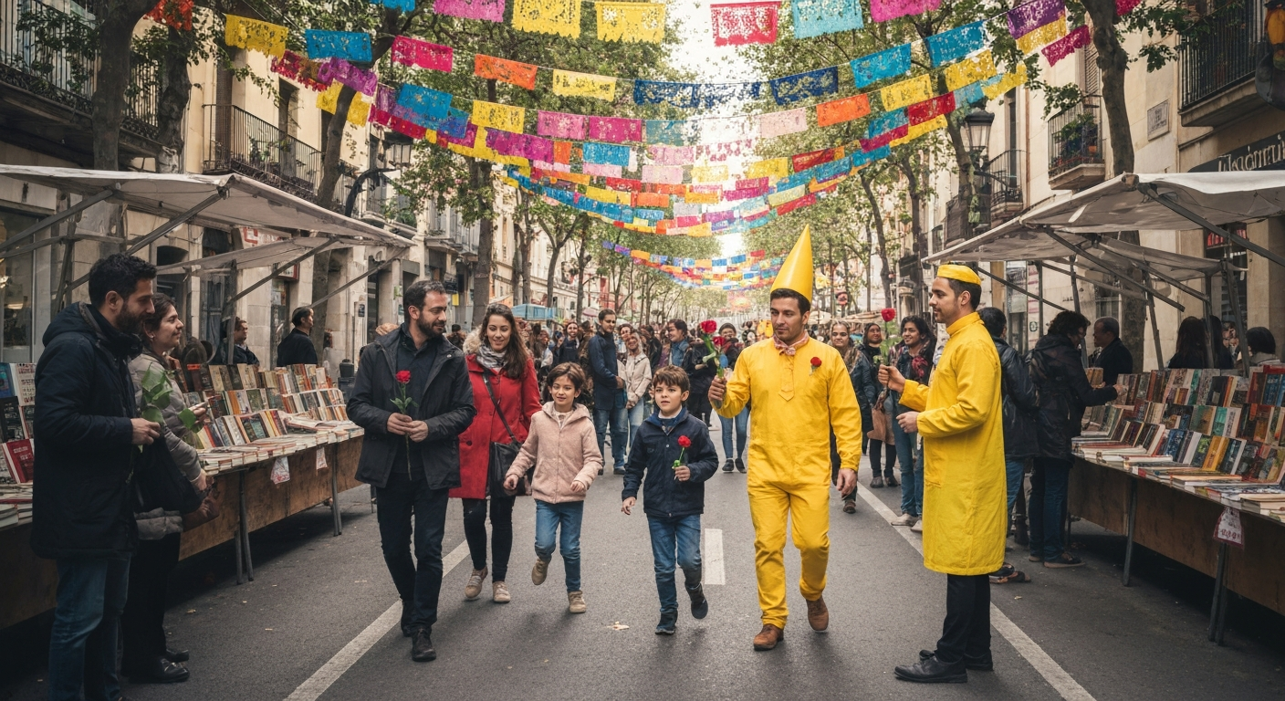 Barselona'da Sant Jordi Kutlamaları: Müzik, Kitap ve Gül Bayramı Estrella Damm