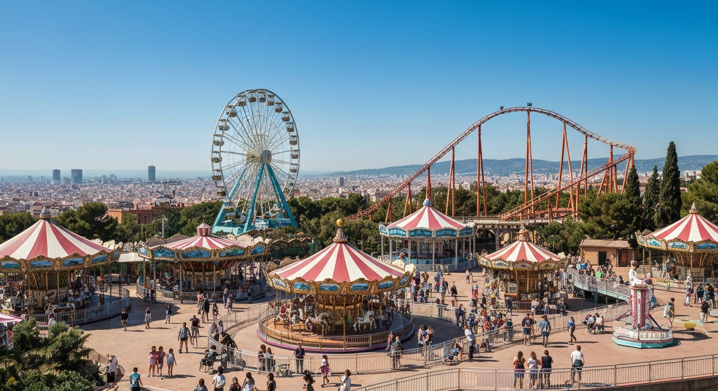 Barselona'nın Tarihi Tibidabo Parkı 125. Yılını Muhteşem Yeniliklerle Kutluyor