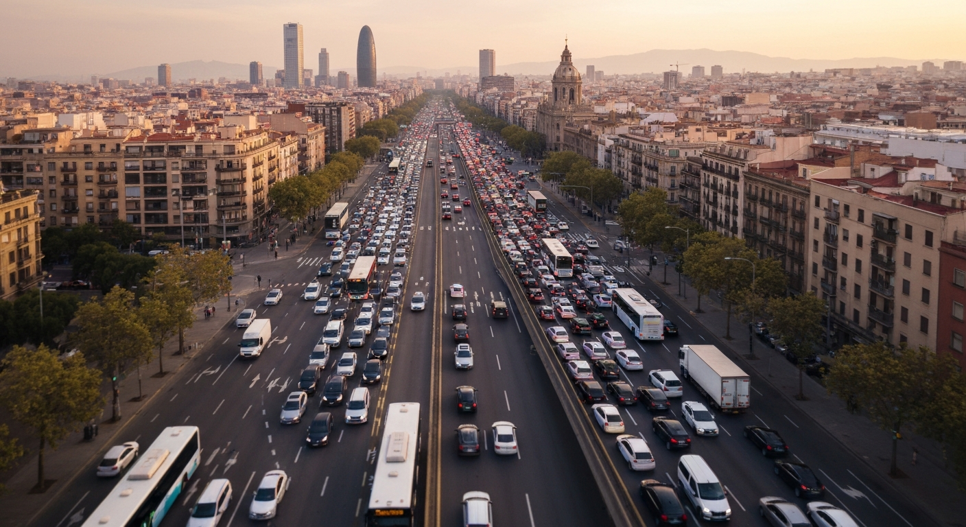 Barselona'nın Trafik Çilesi: Junts Acil Önlemler Talep Ediyor