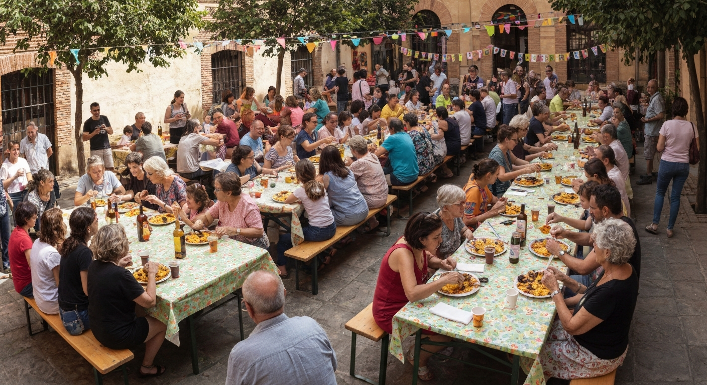 Barselona'da Dayanışma Paella Yarışması: La Rambla Lezzet ve Yardım İçin Buluşuyor