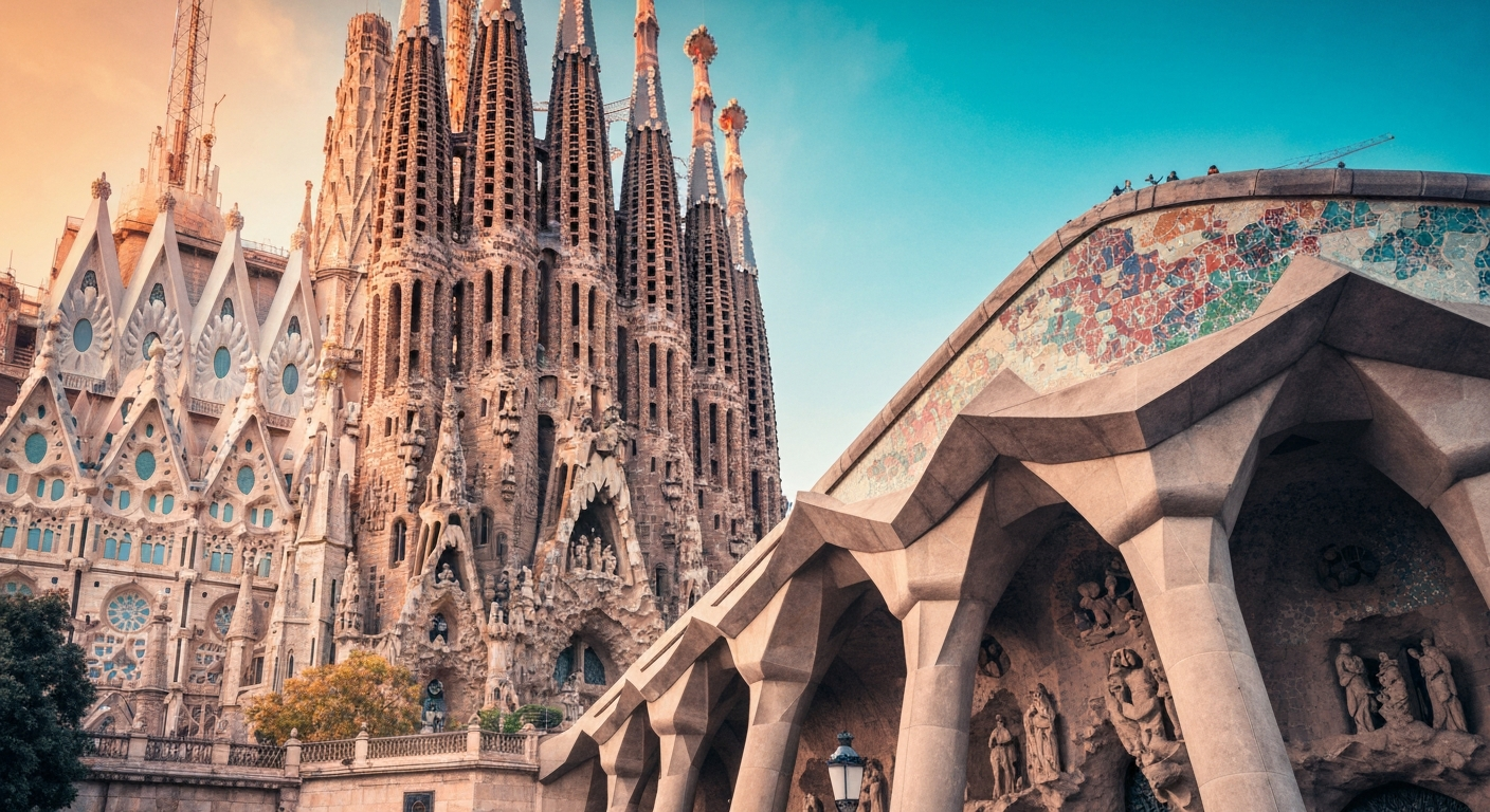 Gaudí'nin Bacaları: Estetik mi, İşlevsel mi? Barselona'nın Sırrı Çözülüyor