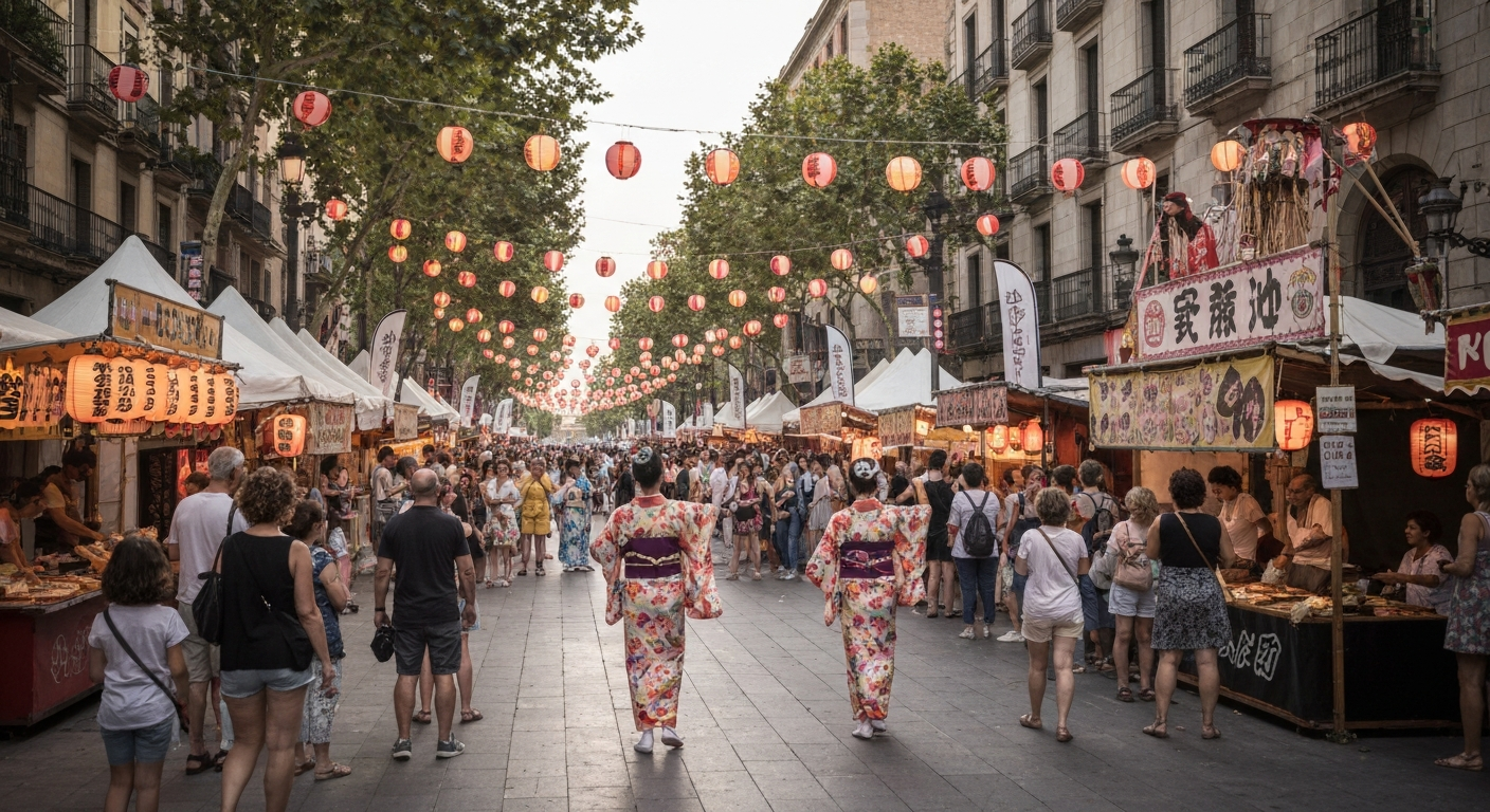 Barselona'da Japon Rüzgarı: Matsuri Festivali 2026'da Geri Dönüyor!