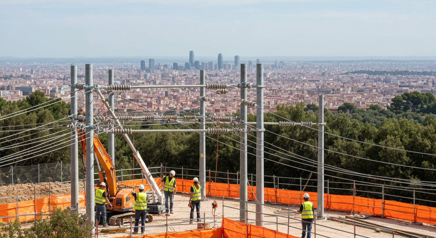 Montjuïc'te Elektrik Şebekesine 1.4 Milyon Euro'luk Dev Yatırım: Barselona'nın Kalbine
