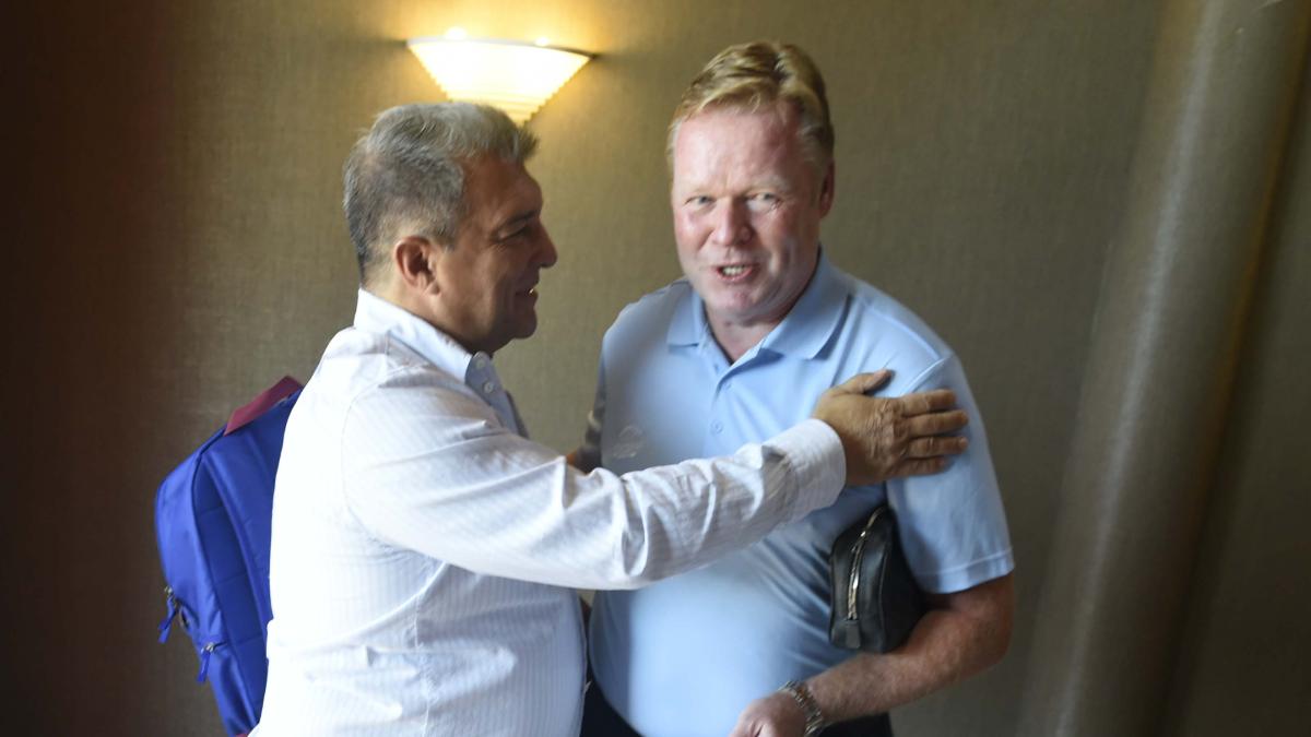 Laporta'dan Koeman'a Vefa Ziyareti: Eşinin Cenazesine Katılıyor