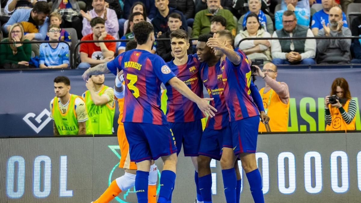 FC Barcelona Futsal'dan Valdepeñas'a Gol Yağmuru: Yarı Finalde Rakip Palma!