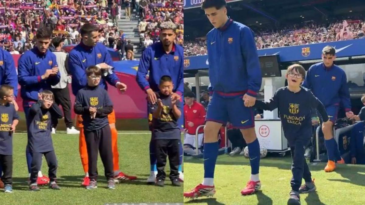 FC Barcelona'dan Duygulandıran Jest: Down Sendromu Farkındalığına Dev Destek
