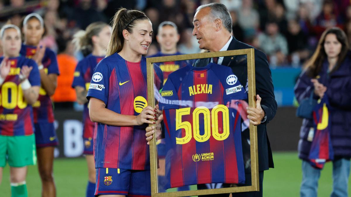 Alexia Putellas'a Barselona'dan 500 Maçlık Anlamlı Kutlama: Yuste'den Gelecek Umudu