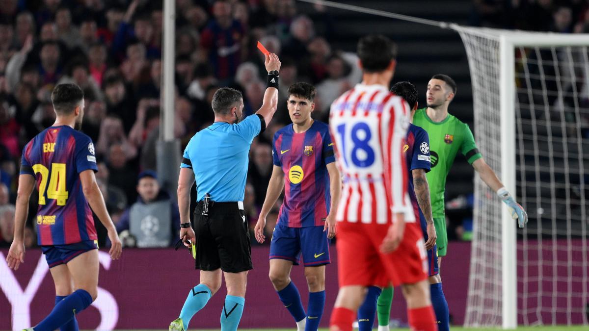 VAR Şokuyla Barça Yıkıldı: Genç Yıldız Cubarsí'ye Şampiyonlar Ligi'nde Kırmızı Kart!