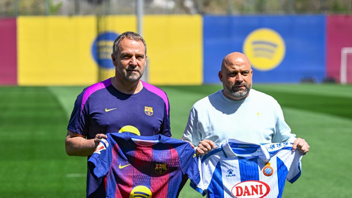 Barselona Derbisi Öncesi Centilmenlik Rüzgarları: Flick ve Manolo'dan Örnek Poz