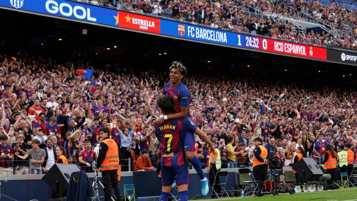 Spotify Camp Nou'da Seyirci Rekoru: Barça-Espanyol Derbisi Tarihe Geçti