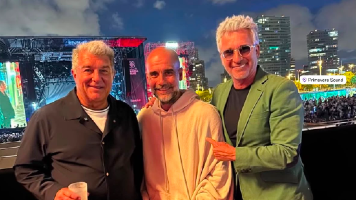 Laporta ve Guardiola, Primavera Sound'da Kültürel Birleşme