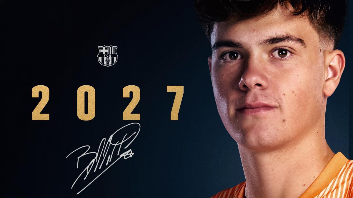 Barcelona'nın Genç Kalecisi Max Bonfill, Sözleşmesini 2027'ye Uzattı