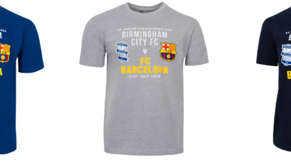 Birmingham City'den Barça Düellosuna Özel Hazırlık: Anı Tişörtleri Piyasada