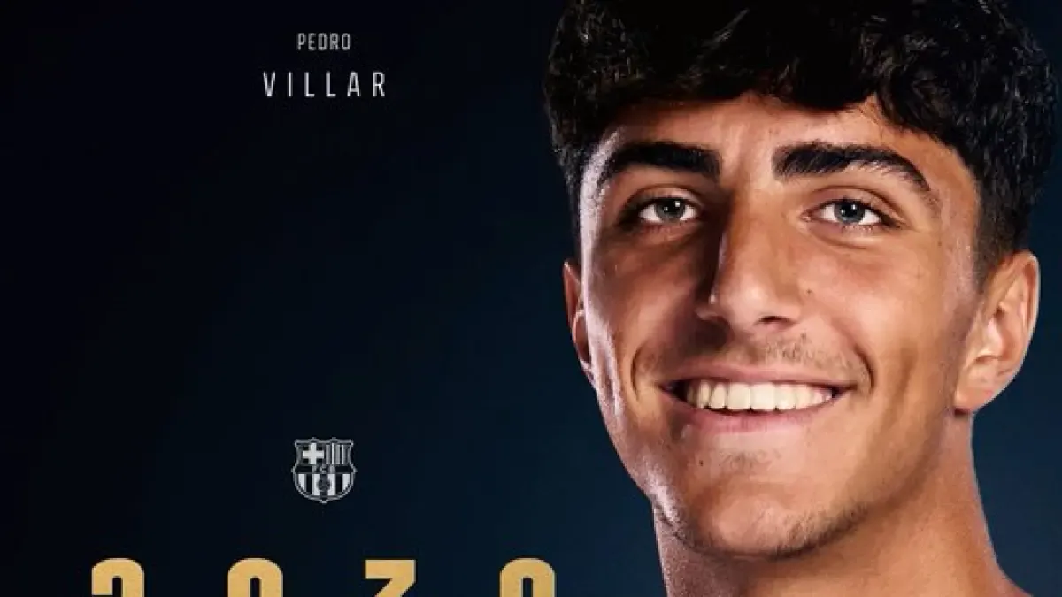 Barcelona, La Masia'nın Yükselen Yıldızı Pedro Villar ile Sözleşme Yeniledi