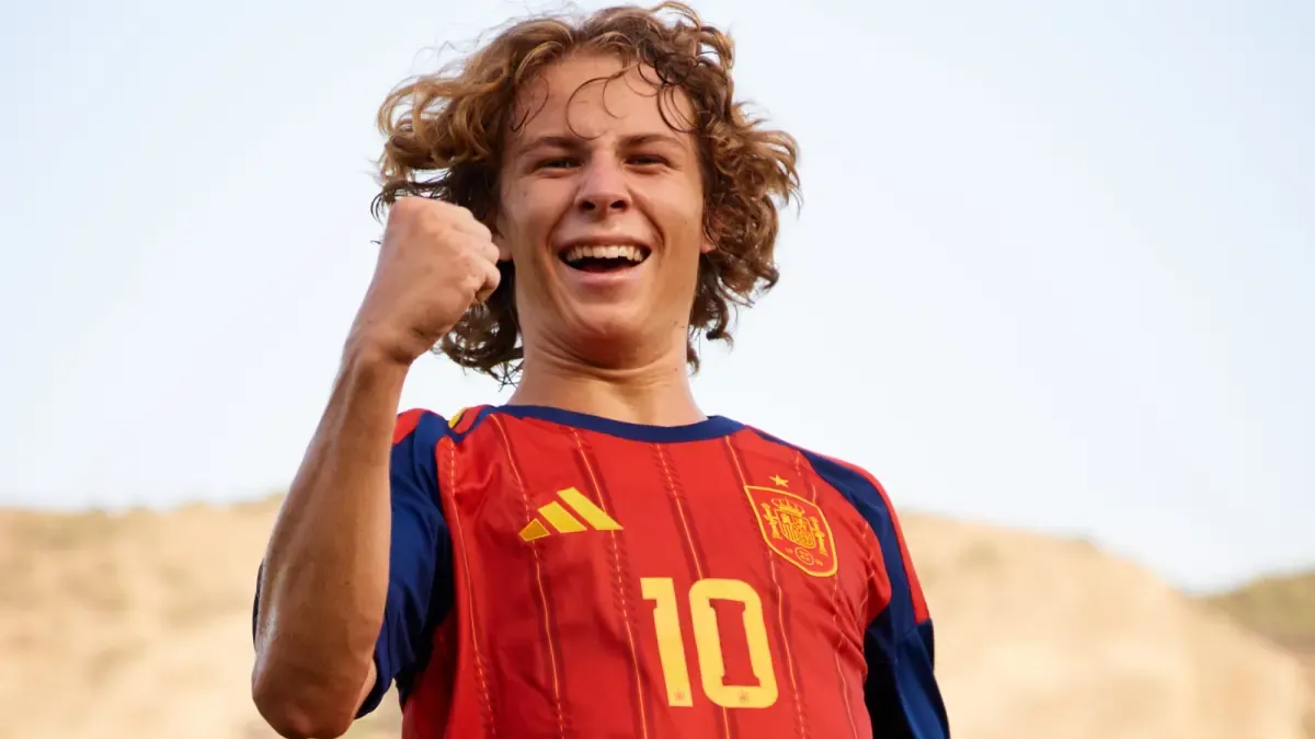 Barcelona'dan Genç Yetenek Pesquer, İspanya U18 Zaferinde Parladı