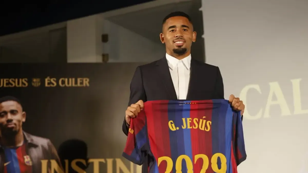 Gabriel Jesus, Barça'da Efsanevi 9 Numarayı Devraldı: Yeni Dönem Başlıyor