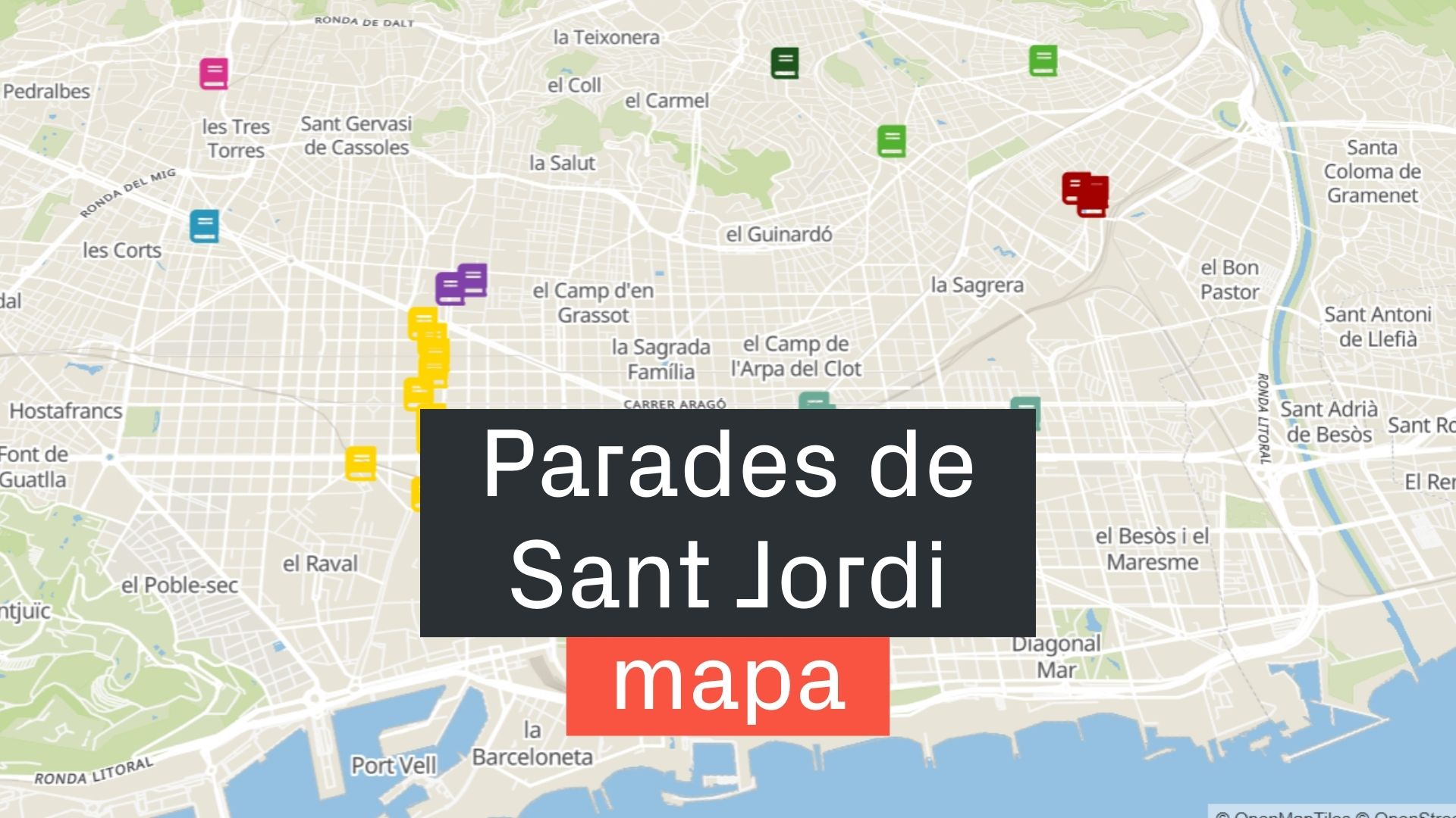 Barselona'da Sant Jordi 2026: Kitap ve Gül Stantları Yeni Yerlerinde!