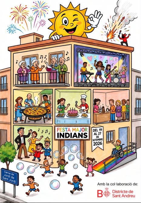 Barselona'da Tarihin ve Eğlencenin Buluştuğu Festa Major dels Indians 2026