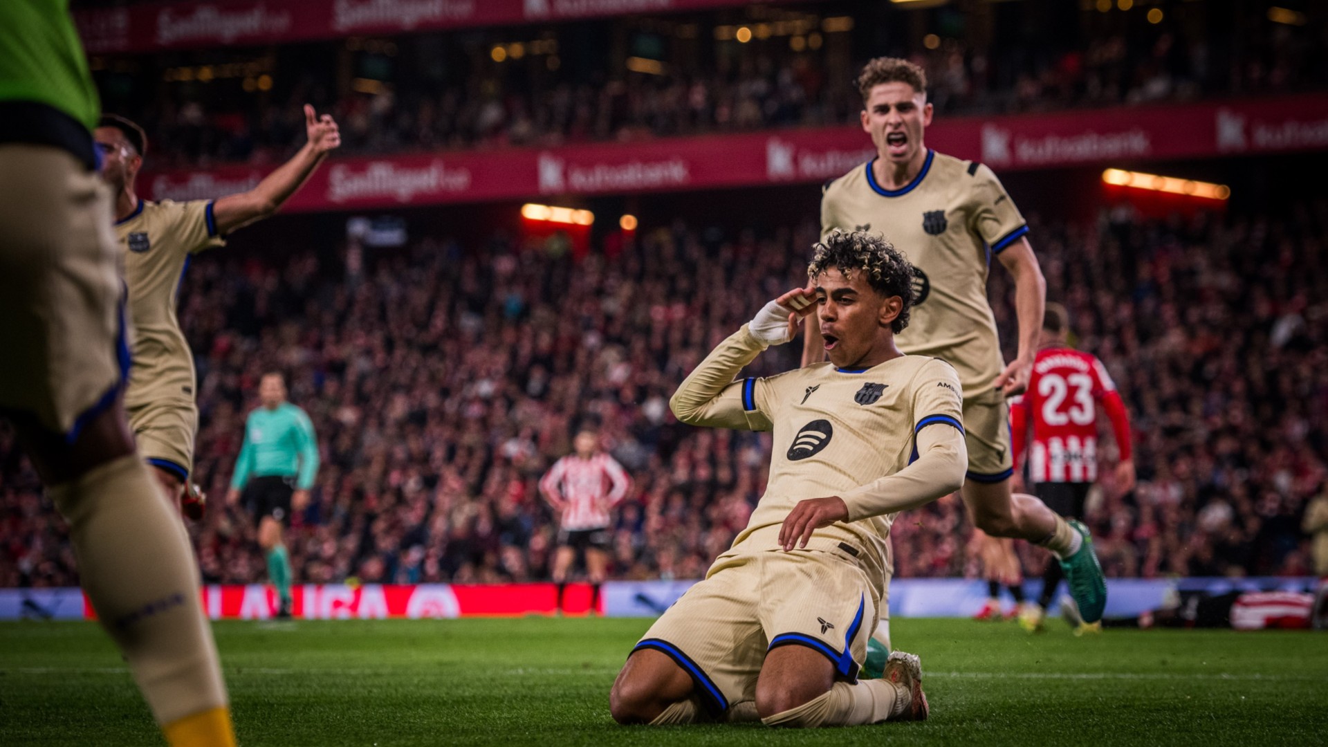 <strong>Lamine Yamal ve Pedri Büyüsü: Barcelona, San Mamés'ten Altın Değerinde 3