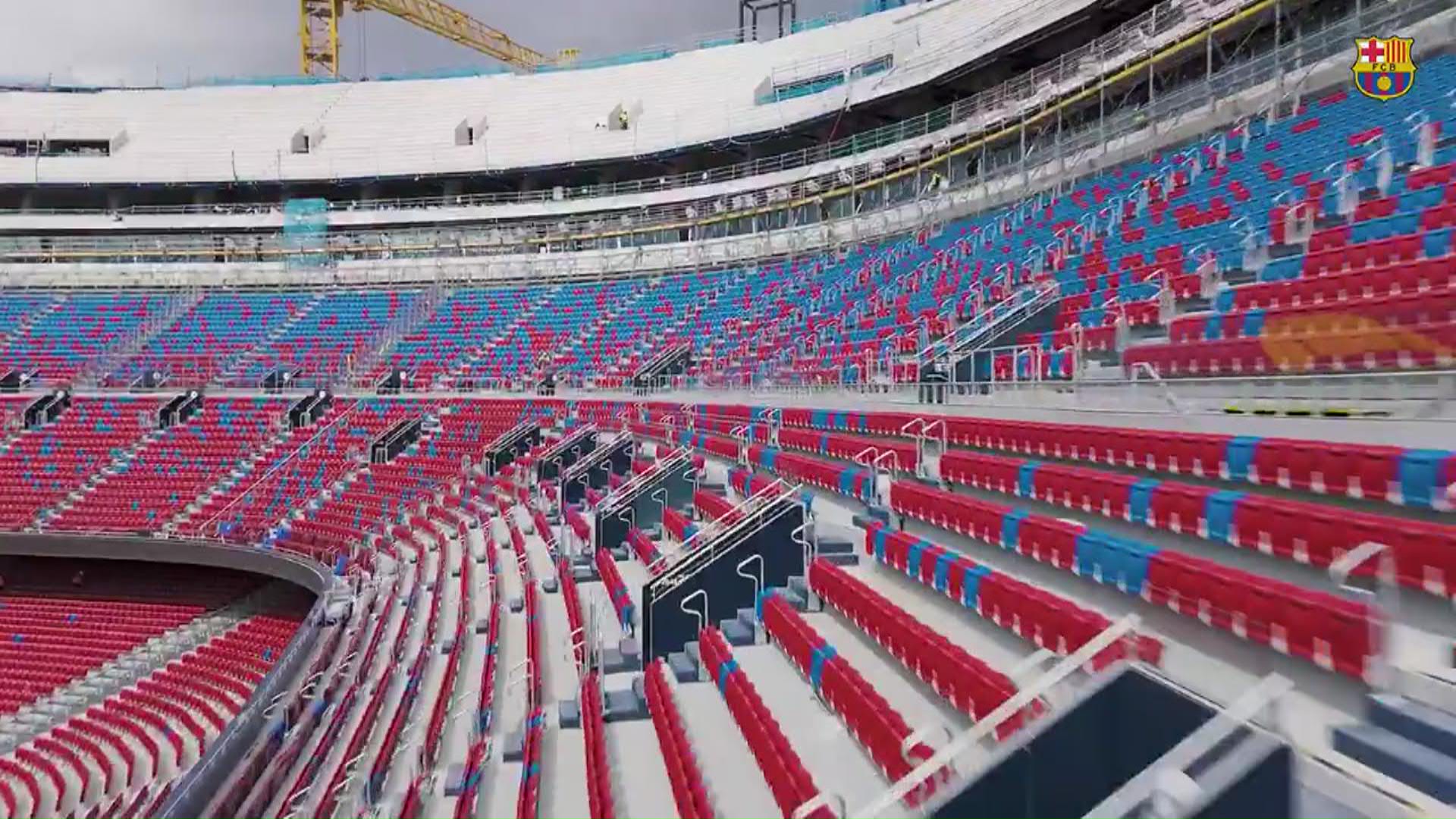 Camp Nou'da Dönüşüm Hız Kesmiyor: Üçüncü Tribün Neredeyse Tamamlandı