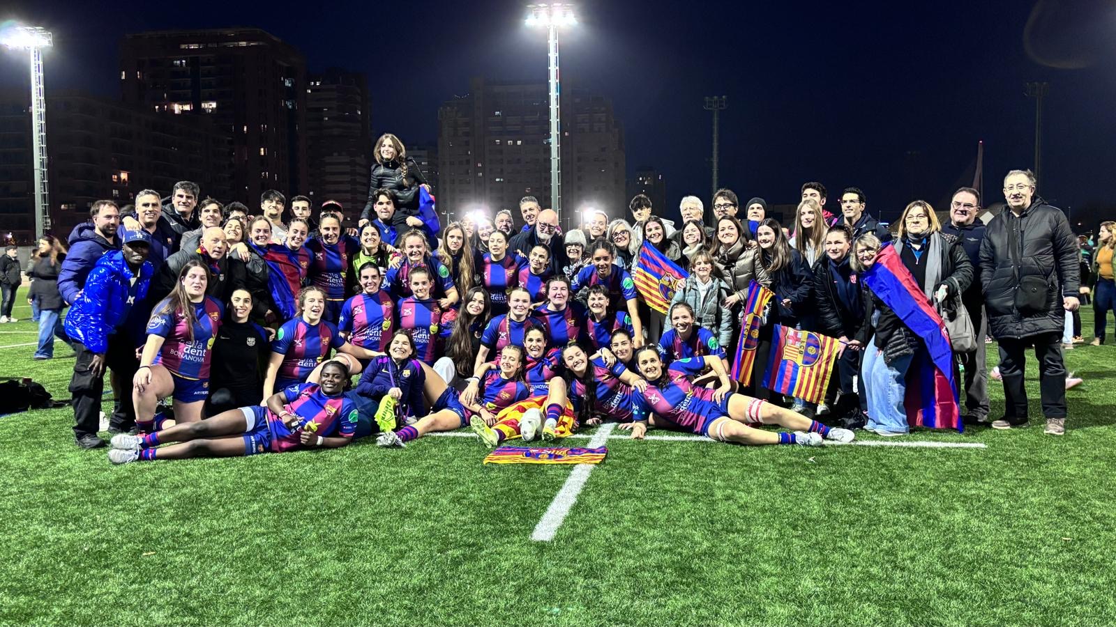 FC Barcelona Kadın Ragbi Takımı Yeniden Zirvede: Divisió d’Honor'a Yükseldi!