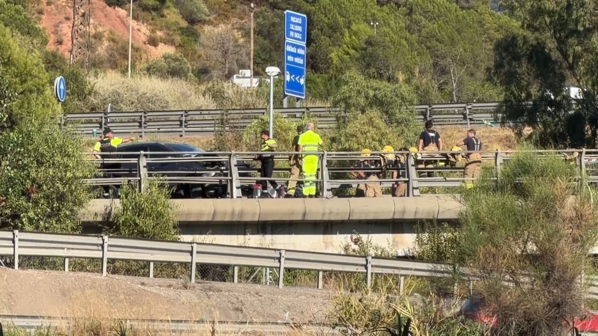 AP-7 Otoyolu'nda Zincirleme Kaza: Barselona Yönü Trafiğe Kapandı, Dokuz Yaralı