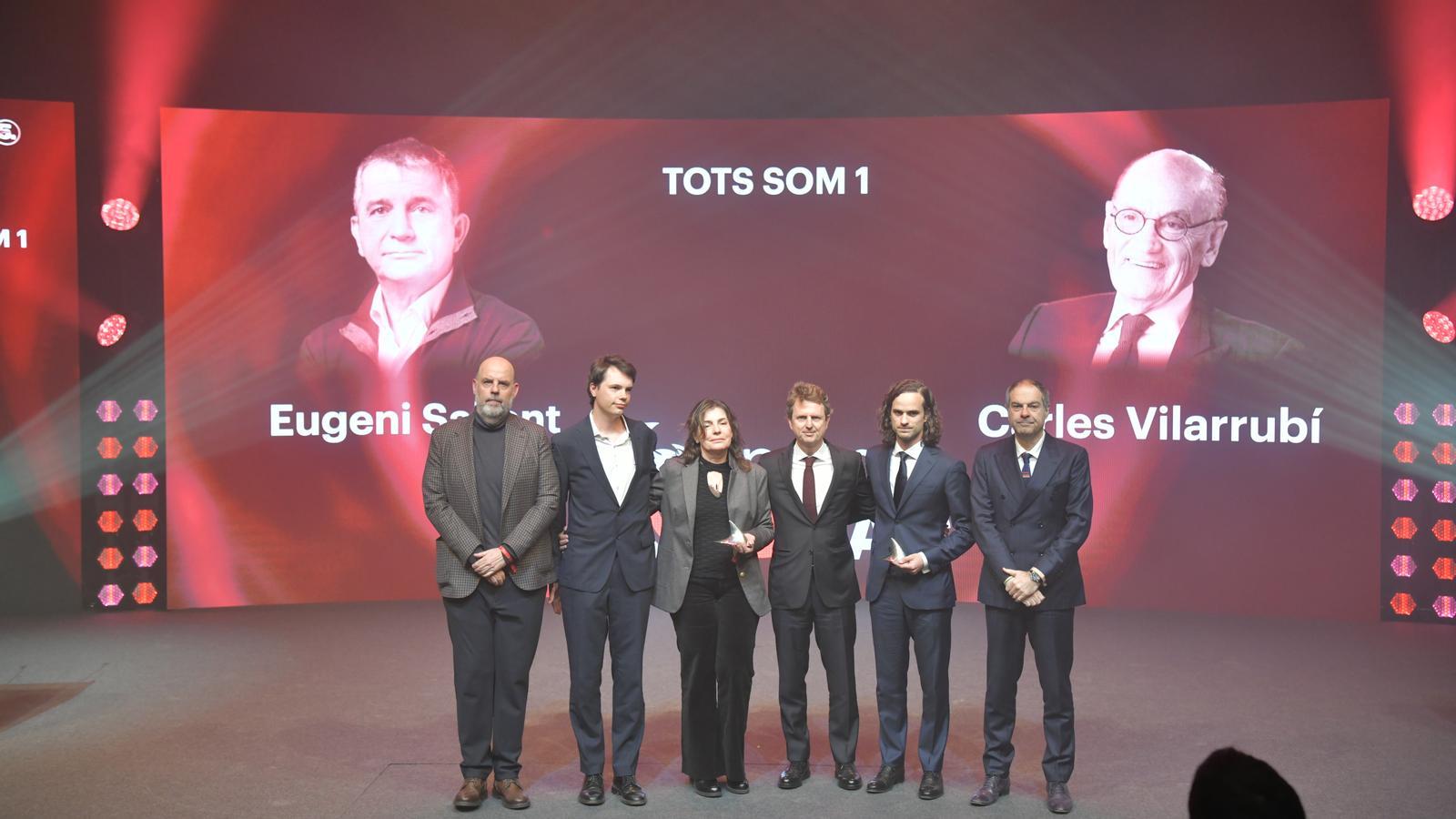 RAC1'in Kurucuları Eugeni Sallent ve Carles Vilarrubí'ye DRAC Ödülleri'nde Posthumous Onur