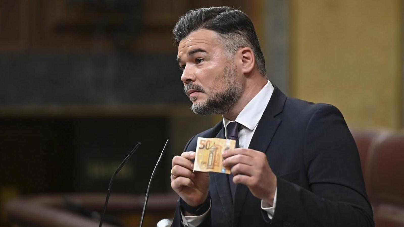 Katalan Siyasetinde Yangın: Rufián'dan Junts'a Sert Kira Protestosu