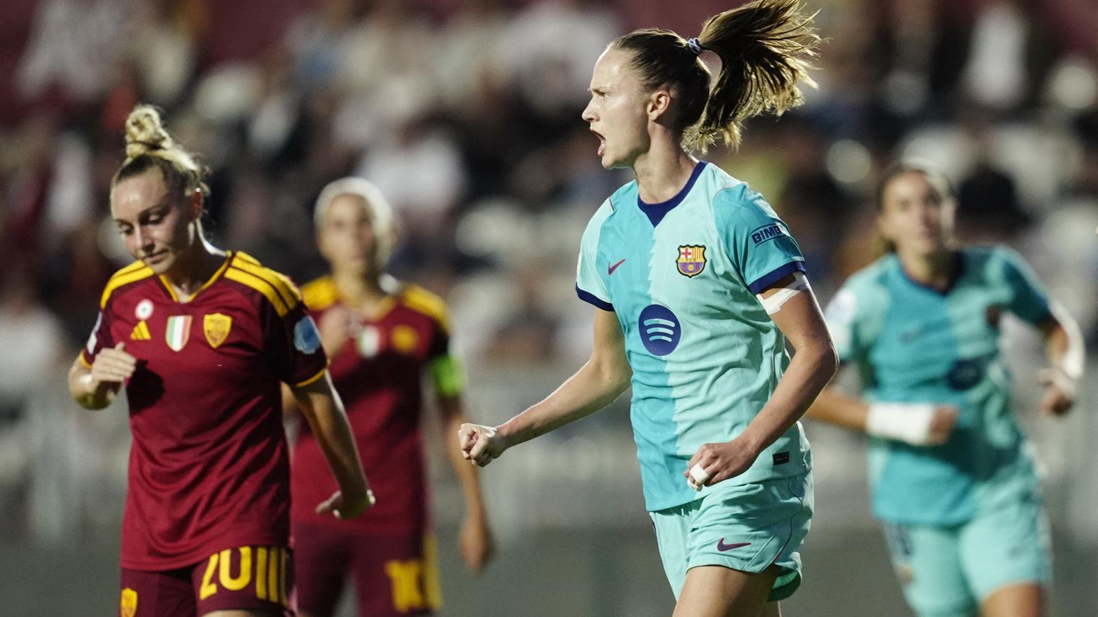 Roma'da Sonsuz Bir Zafer: Barcelona Kadınları Durdurulamıyor, Hansen Fark Yaratıyor
