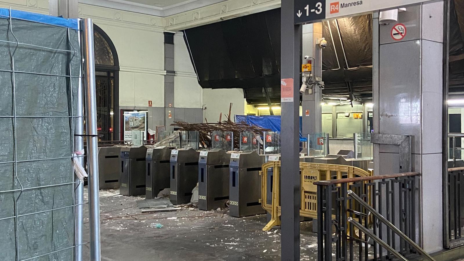 Barselona'da Fabra i Puig Tren İstasyonu'nda Tavan Çöktü: Üç Yaralı