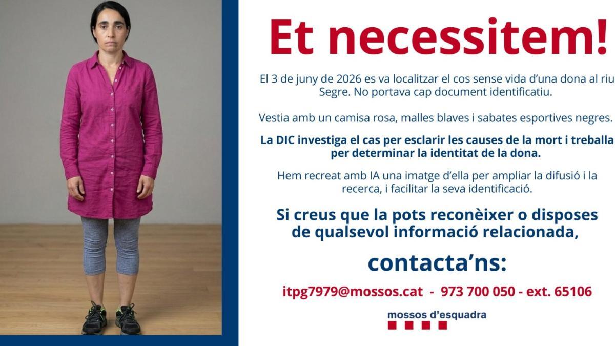 Mossos'tan Yapay Zeka Destekli Kimlik Tespiti Hamlesi: Segre Nehri'nde Bulunan Kadın