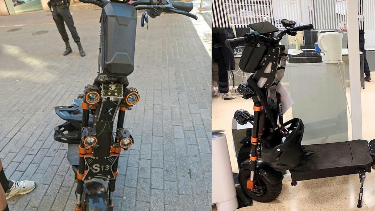 **Palma'da 103 km/s Hıza Ulaşan Modifiyeli Elektrikli Scooter Şaşkınlık Yarattı
