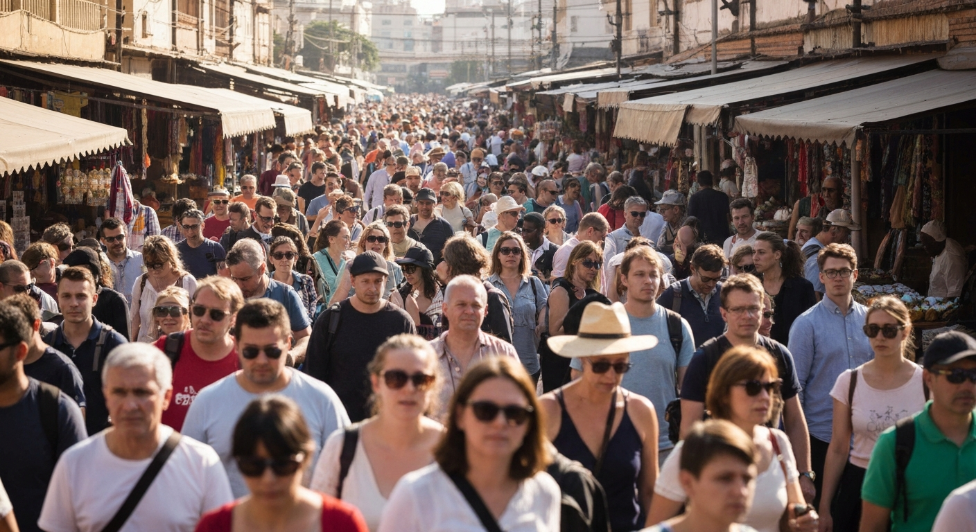 Barselona'nın Tarihi Kalbinde Turist Yoğunluğu: Ciutat Vella Sakinlerinin 20 Katı