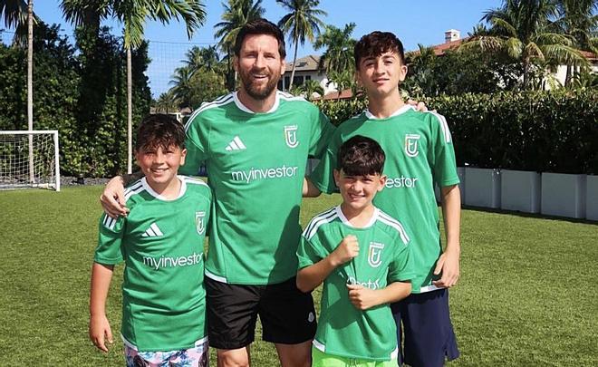 Leo Messi'den UE Cornellà'ya Yeşil Destek: Yeni Sezon Coşkusu!