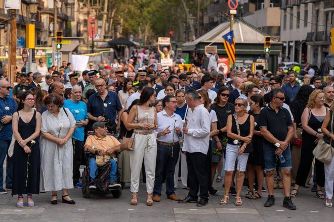 Barselona, 17A Terör Saldırısı Kurbanlarını Anma Törenini La Rambla'daki Tadilat