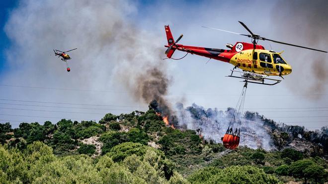 Tiana Yangını Kontrol Altında: Katalonya'da 46 Hektar Kül Oldu