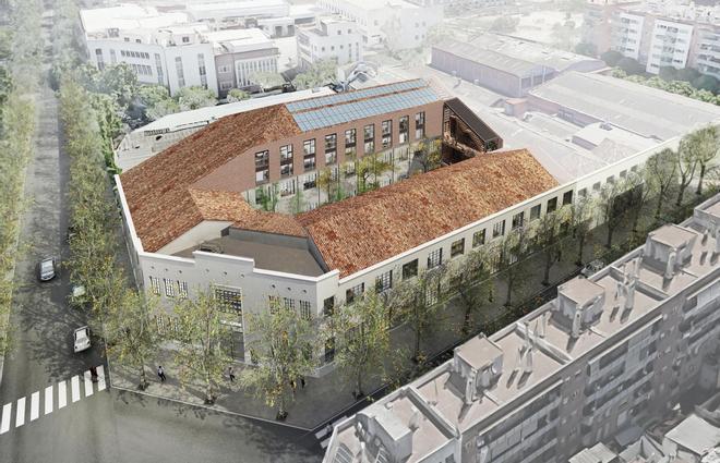 Barselona'da Tarihi Tekstil Fabrikası 'Nocco' ile Modern Ofislere Dönüşüyor