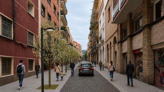 Barselona'da Gràcia'nın Kalbinde Yayalara Öncelik: Pau Alsina Caddesi Yenileniyor