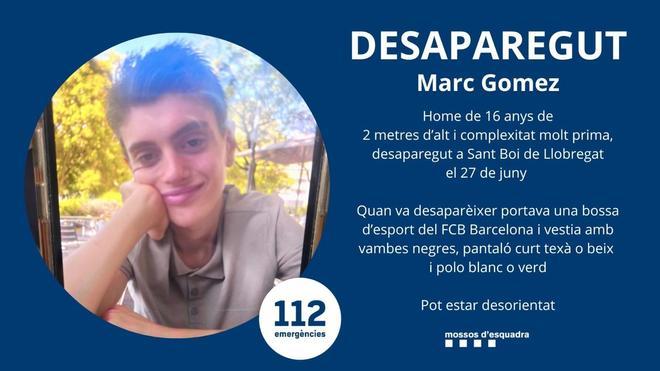 Barselona'da Kayıp Alarmı: 16 Yaşındaki Marc Gómez Aranıyor