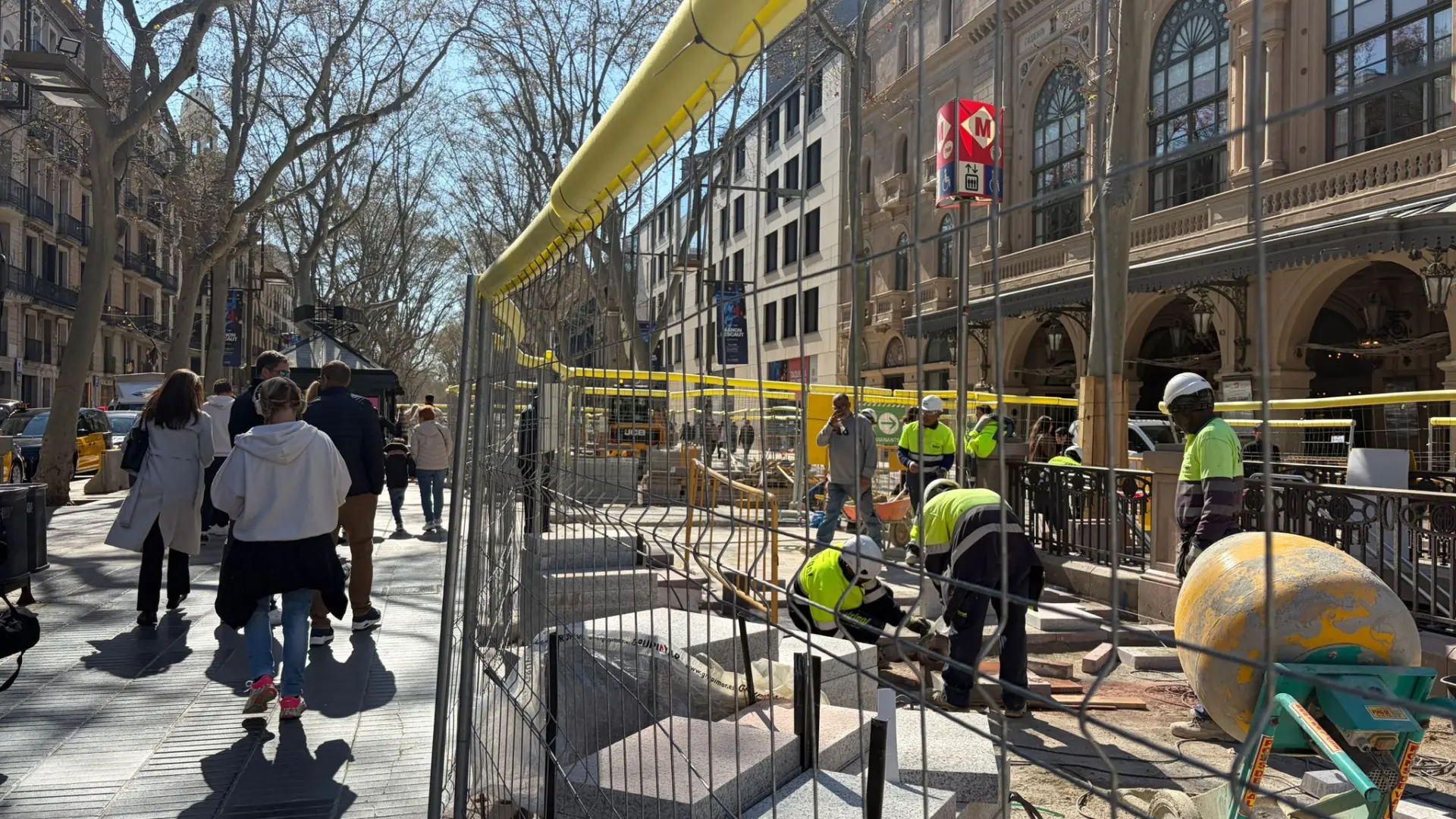 Barselona'nın İkonik La Rambla'sı Yeniden Doğuyor: Projede Yüzde 60 Tamamlandı