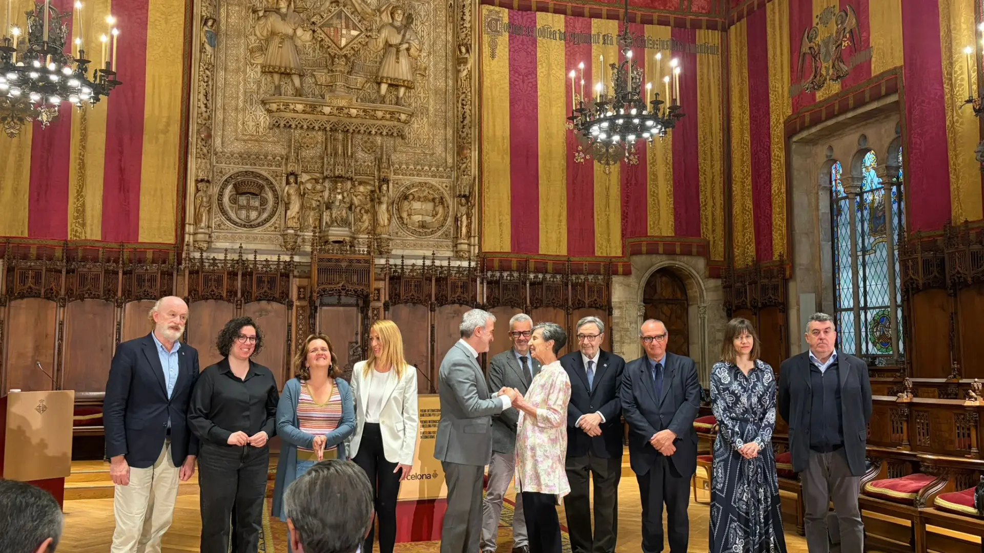 Barselona'dan Barışa 300.000 Avroluk Destek: Collboni'den Uluslararası Barış Ödülü