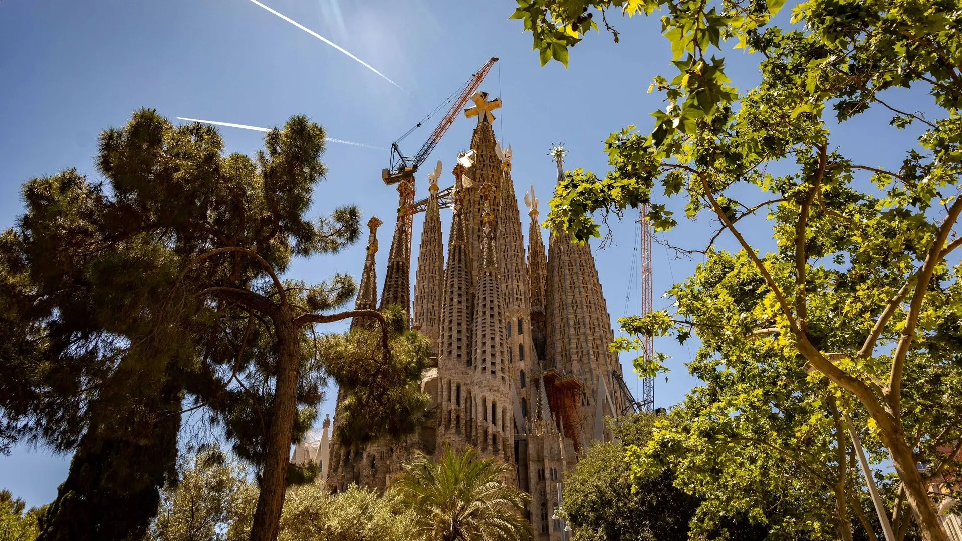 Barselona'da Papa Ziyareti Öncesi Sagrada Familia Çevresi Yenilendi