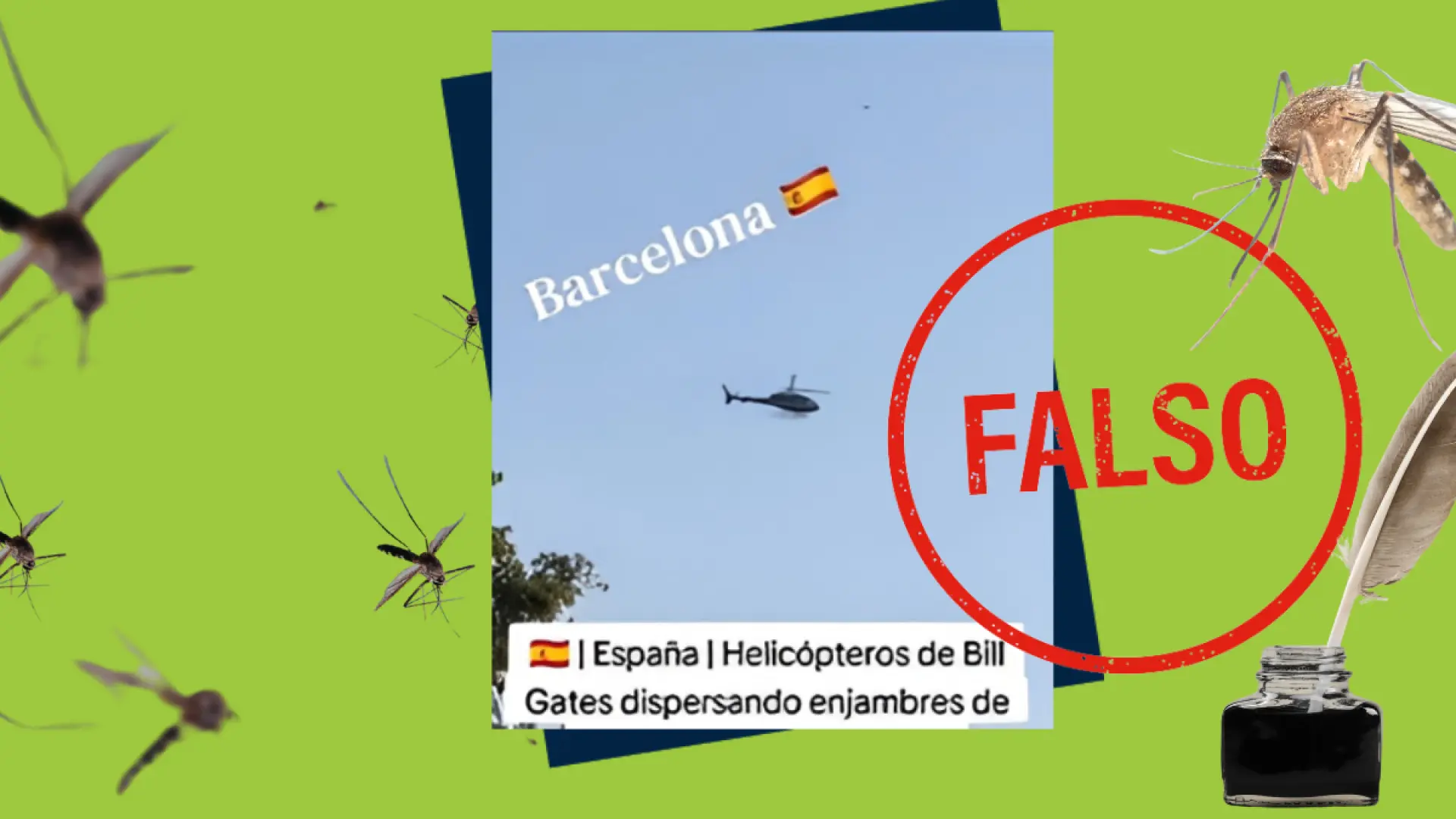 Bill Gates'in Barselona'ya Sivrisinek Bıraktığı İddiası Yalanlandı: Gerçek Bir Şiir