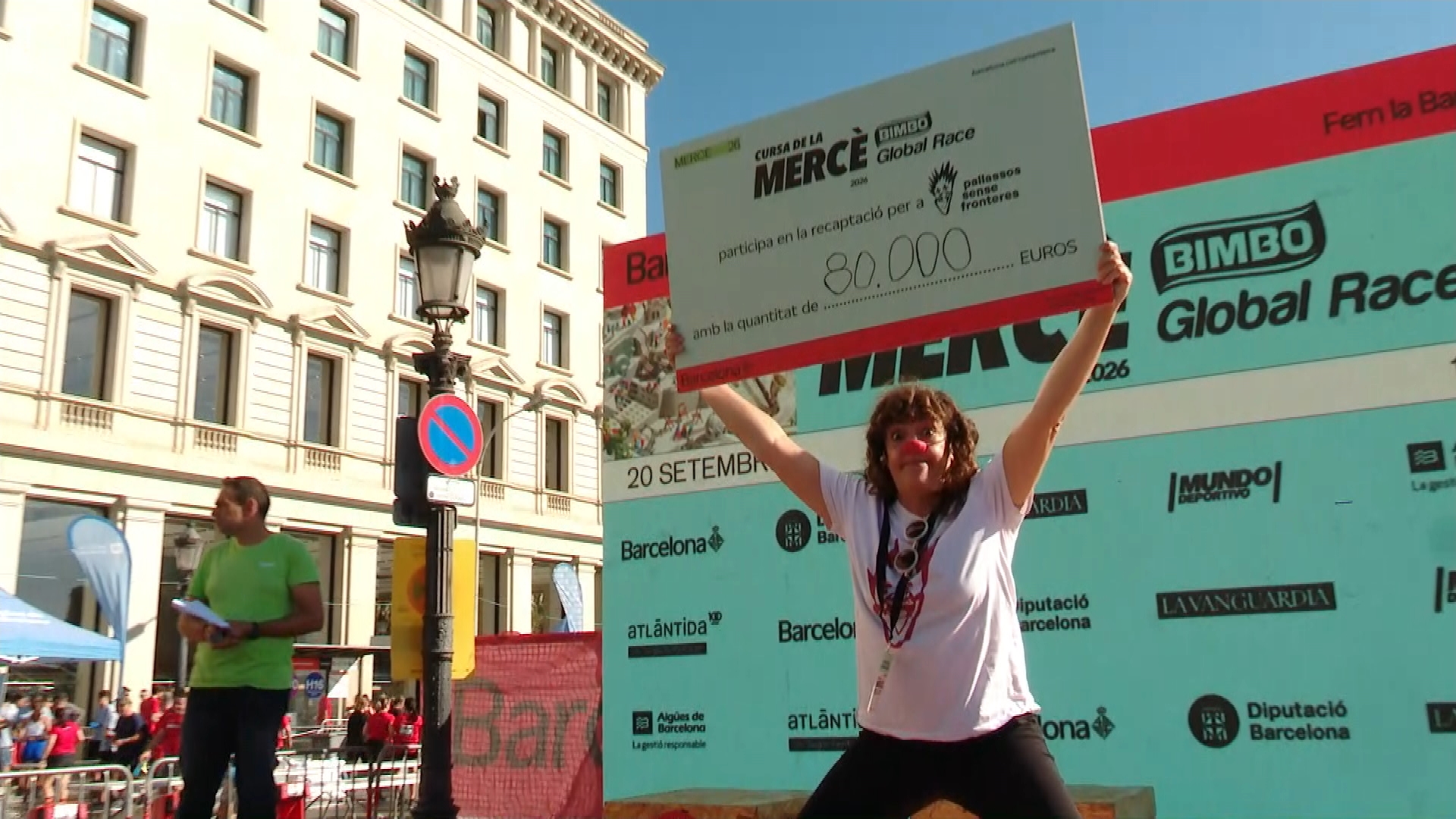 Barselona Mercè Koşusu'ndan Rekor Bağış: Sınır Tanımayan Palyaçolar'a 80.000 Euro