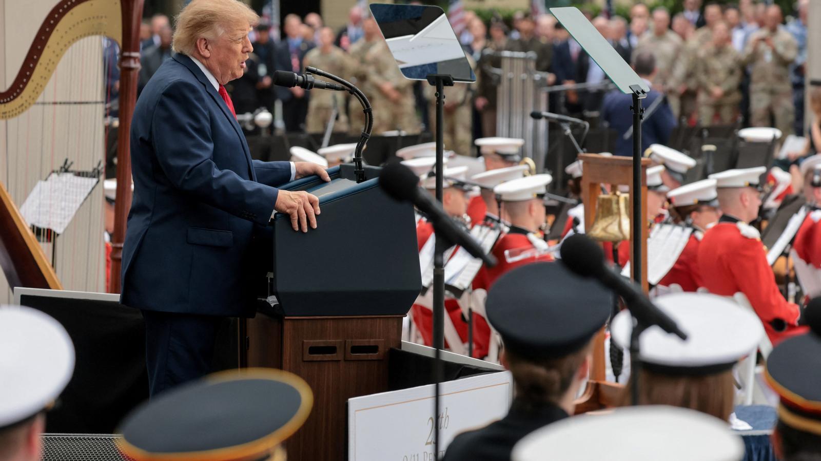 11 Eylül'ün 25. Yıl Dönümü Anma Törenlerinde Trump'ın Yokluğu Tartışma Yarattı