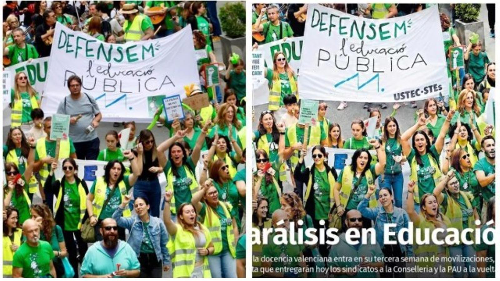 Manipüle Edilen Öğretmen Grevi Fotoğrafı Gazeteyi Özür Dilemeye Zorladı
