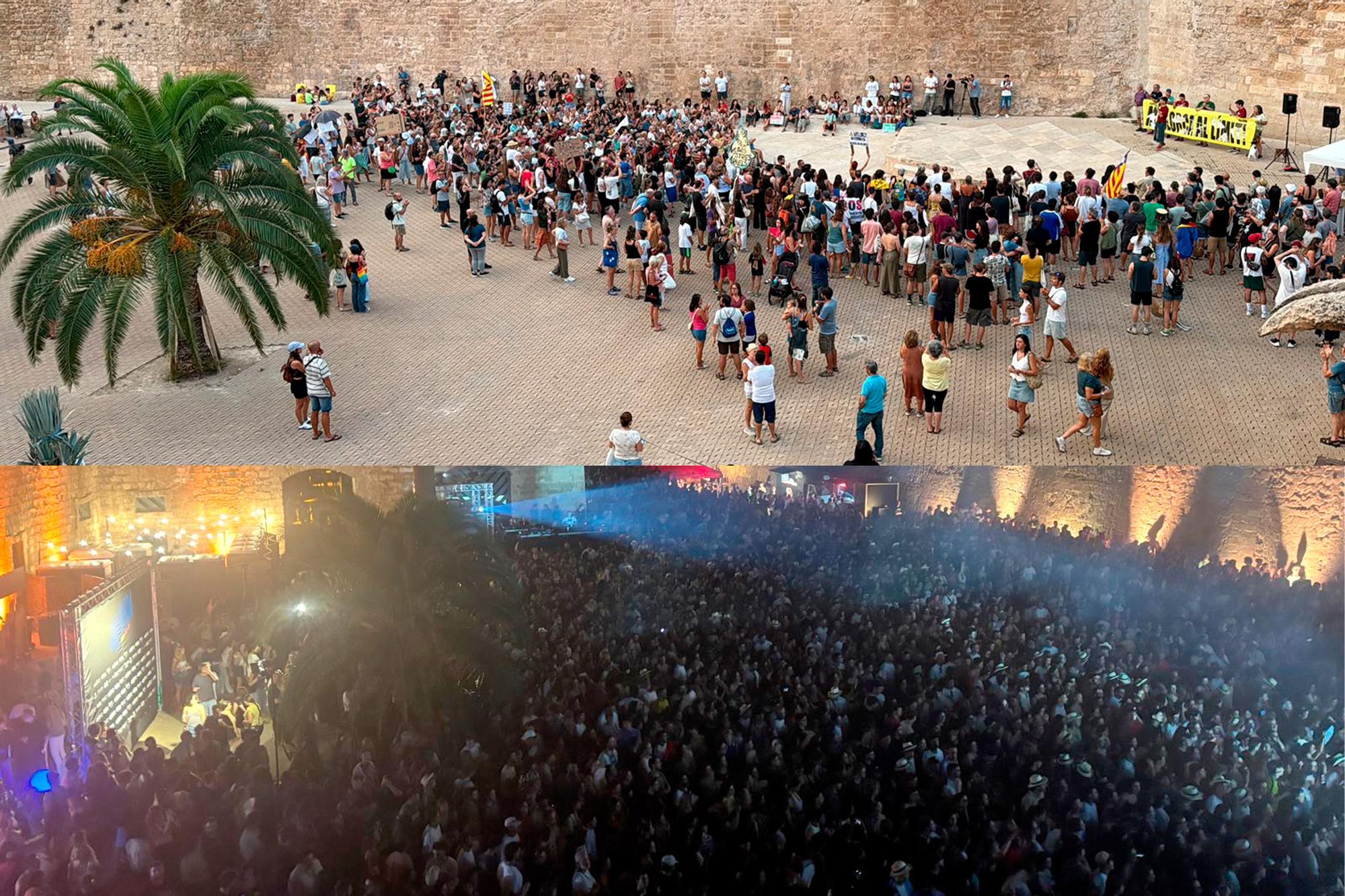 Mallorca'da Çifte Standart İddiası: Protestoculara Kapalı Alan, Konsere Açık Kapı